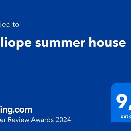 Kalliope Sea View Summer House Tripiti Ngoại thất bức ảnh