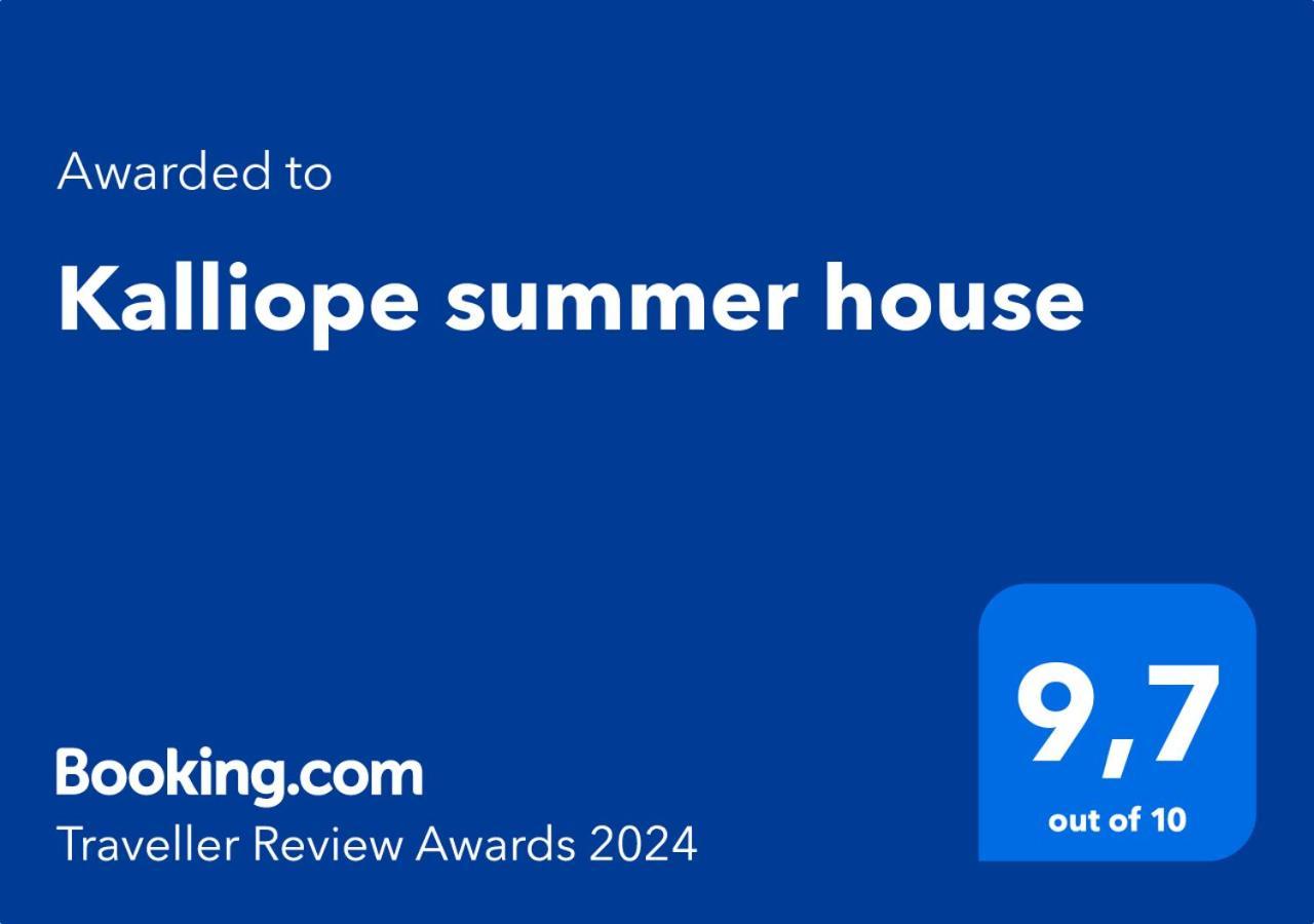 Kalliope Sea View Summer House Tripiti Ngoại thất bức ảnh